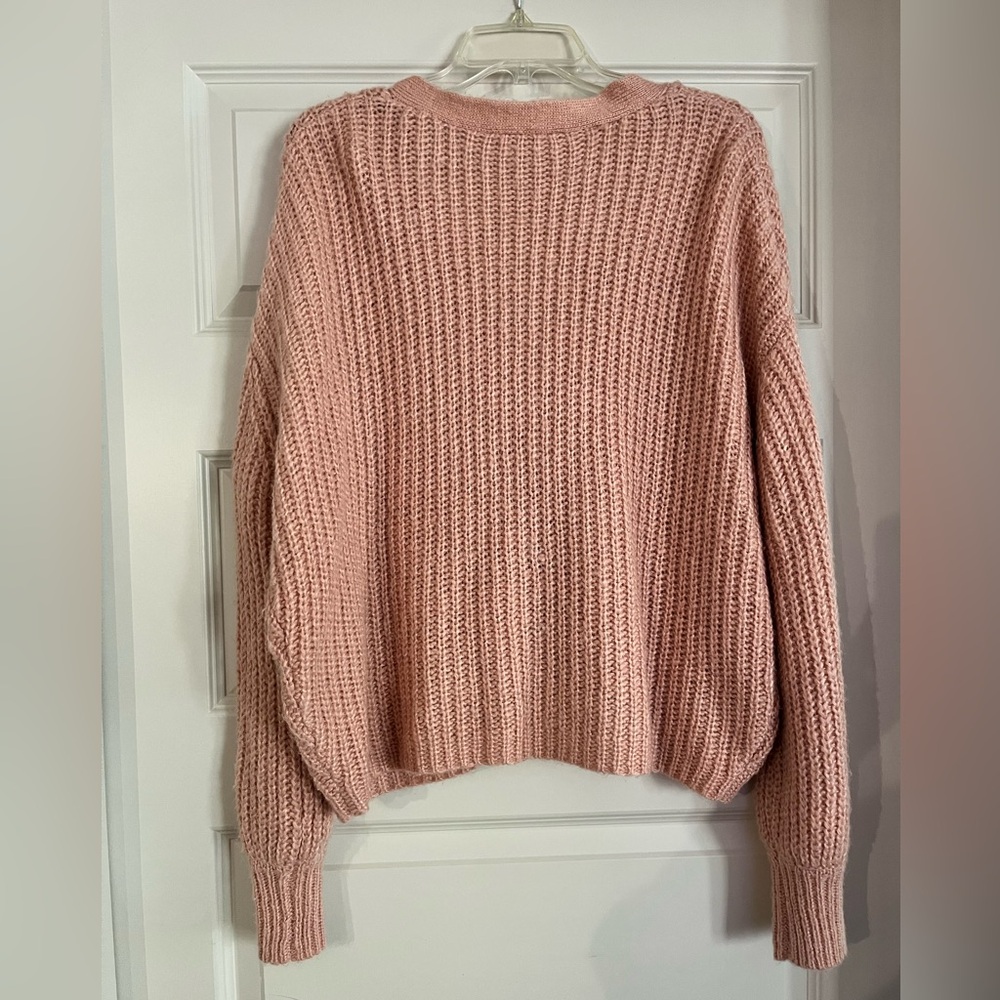 Double Zero Blush Button-Up Cardigan - image 2